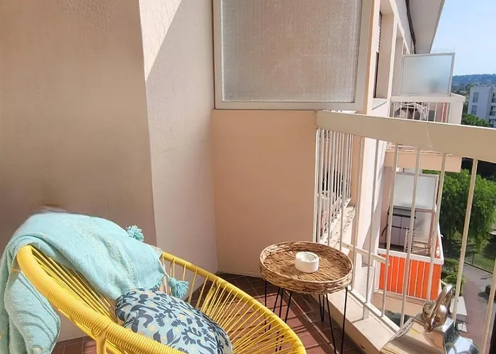 アパート Splendide T2, 200m De La Mer, Climatise, Parking カーニュ・シュル・メール